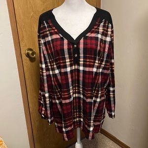 Claudia Richard Plaid Tunic